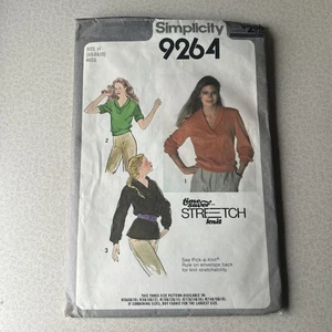 VINTAGE SIMPLICITY Schnittmuster #9264 Misses' PULLOVER TOP Gr. 6 8 10 Schnitt - Bild 1 von 2
