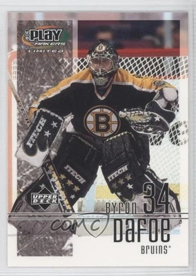 2001-02 Upper Deck Play Makers Limited Byron Dafoe #9 - Image 1 of 2