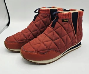 BRAND NEW IN BOX Teva Ember Mid Boot Women's Size US 6M/UK 4/EU 37 Orange/Navy - Picture 1 of 9