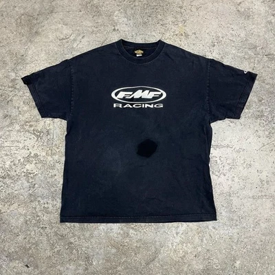 Camisa de carreras FMF para hombre XL negra motocross moto de cross gráfico logotipo camiseta SoCal Foto 1 de 4