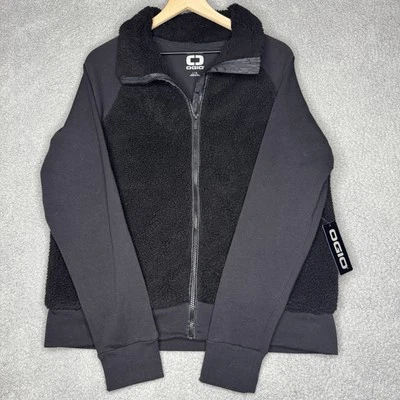 OGIO ® Women's Luuma Sherpa Full-Zip. LOG815 Large Black NEW NWT $92 - Image 1 of 4