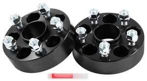 2X 1.5" Black Wheel Spacers 1.5-5x100-12x1.5-54.1 for Scion Toyota Camry Corolla - Picture 1 of 4