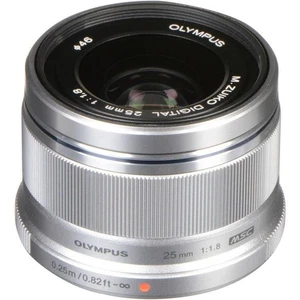 Olympus M.Zuiko Digital 25mm F1.8 Silver Prime Lens Used with JP - Picture 1 of 3