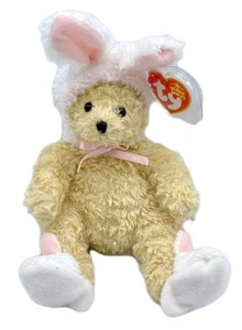 Ty Beanie Baby SKIPS the Easter Bear Bunny (Internet Exclusive) 8.5" NEW MWMTs - Picture 1 of 9