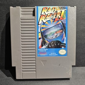 Rad Racer II 2 (Nintendo NES) CART ONLY - PINS CLEANED - TESTED