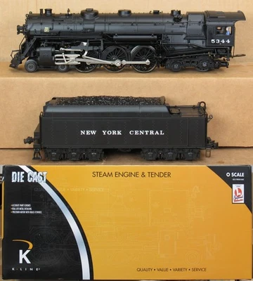 K-Line K3270-5344S NYC J1e 4-6-4 Hudson Steam Engine w/TMCC/RS O-Gauge LN VIDEO - Image 1 of 4