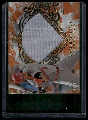 2015 Topps Tribute #DC-YM Yadier Molina Diamond Cuts Relics Orange #/75 - Image 1 of 2
