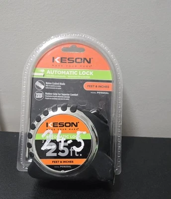New Keson Pg1825al Tape Measure, Automatic  - Image 1 of 2