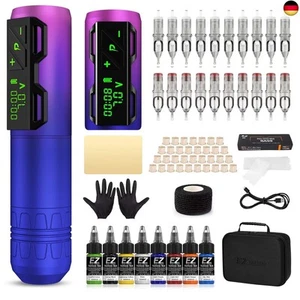 EZ Tattoo Maschinen Set - Tattoo Set mit Rotations Tattoo Maschine, 20 Stück - Bild 1 von 7