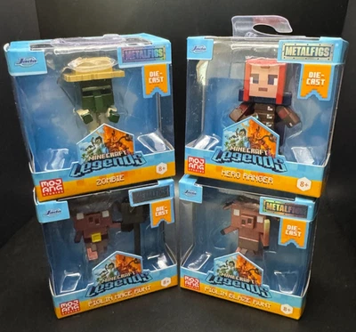 JADA TOYS 2.5" METALFIGS DIE-CAST-MINECRAFT LEGENDS🔥JUEGO COMPLETO DE 4🔥 *NUEVO EN CAJA* Foto 1 de 4