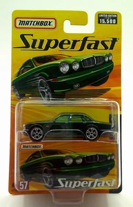 MatchBox SUPERFAST JAGUAR XJ6 #57 Dark Green Limited Edition 1 of 15,500 - Picture 1 of 3