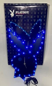 Playboy Classic Bunny Head Retro Light Up Clock ~ In Original Box - Picture 1 of 9