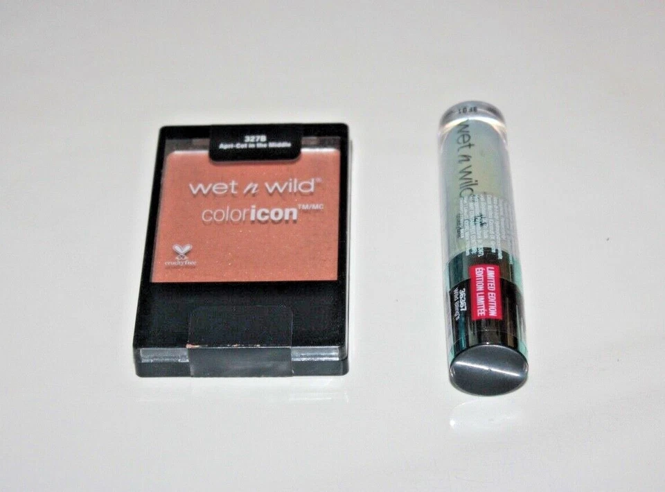 Wet n Wild Coloricon Blush C327B + Megalast Liquid Catsuit 36376 Lot Of 2 Sealed - Image 1 of 2