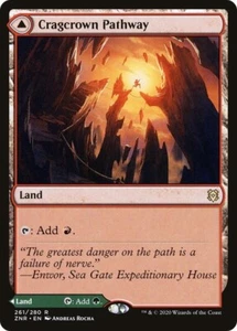 Cragcrown Pathway x1 Zendikar Rising Magic the Gathering MTG LP Light Play - Picture 1 of 1