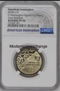 2018 S REVERSE PROOF American Innovation Dollar $1 NGC PF70 Early Release - Picture 1 of 1