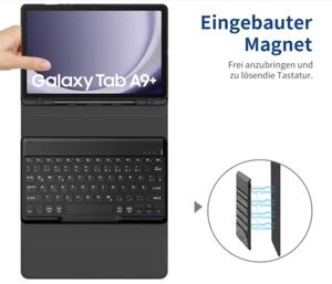EasyAcc Tastatur Hülle Kompatibel mit Samsung Galaxy Tab А9+ 2023 11 Zoll - Bild 1 von 4
