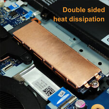 Copper Heat Sink with Thermal Silicone Pad Metal SSD Radiator Laptop Accessories
