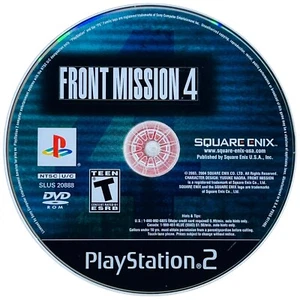 Disco de juego probado Front Mission 4 (Sony PlayStation 2, 2004) PS2 - Imagen 1 de 2