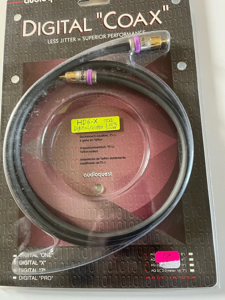 AudioQuest HD6-X75ohm Digital  1m - Image 1 of 1