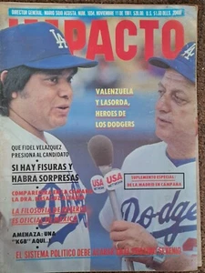 Zeitschrift Impacto Fernando Valenzuela, Lasorda - Bild 1 von 1