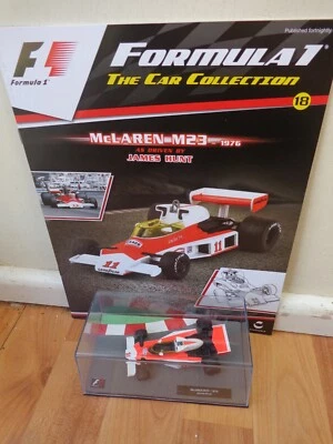 1/43 F1 FORMULA 1 CAR COLLECTION - 1976 MCLAREN M23 JAMES HUNT CAR #18 - Image 1 of 2