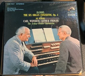 HANDEL Seis Conciertos de Órgano Op.4 Weinrich Fiedler 2 lp RCA LSC ENVÍO GRATUITO LATA EE. UU. - Imagen 1 de 4