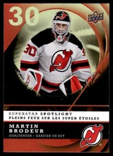 2008-09 McDonald's Upper Deck Superstar Spotlight Martin Brodeur New Jersey