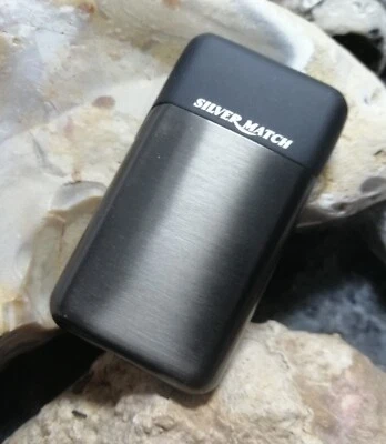 Feuerzeug Gas Marken Feuerzeuge Lighter neue Design Serie in Titan Schwarz - Bild 1 von 4