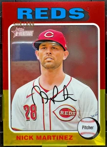2024 Topps Heritage #560 Nick Martinez Chrome /699 Reds - Picture 1 of 2