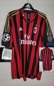 Maglia Ac Milan Camiseta Soccer Jersey 2013 2014 Originale Rara Adidas L - Foto 1 di 6