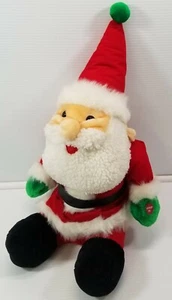 GI Musical Sitting Santa Claus Plush Stuffed Christmas Doll 20” Tall Goffa Int'L - Picture 1 of 8