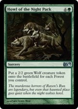 MTG magic cards 4x x4 Light Play, English Howl of the Night Pack Magic 2010