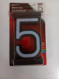Mystiglo Business Signage For Store Create Sign 3 Color Light Number 5 - Picture 1 of 2