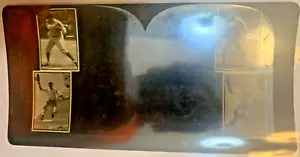 Rare EX Vintage 1929 Babe Ruth George Lewis Keystone Stereo View Card EC-109 - Picture 1 of 7