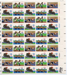 Scott #1794a (1791-94) 1980 Summer Olympics Sheet of 50 Stamps - MNH - Picture 1 of 1