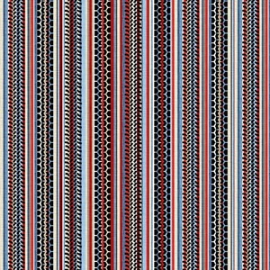 Tela de algodón con tira de pista para neumáticos American Muscle Patriotic Muscle Cars por 1/2 yarda - Imagen 1 de 1