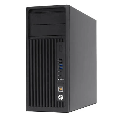 HP Z240 Workstation -  Intel Core i5-6600, 32GB RAM, bis 1TB SSD, Windows 11 Pro - Bild 1 von 3