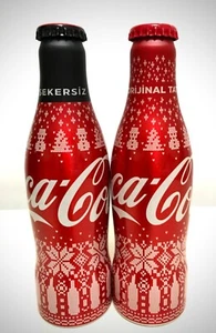 Coca Cola 2018 New Year Alu Bottles (Empty) - Picture 1 of 1