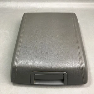 2007-2014 Ford Expedition Center Console Beige Leather Armrest Lid  OEM 523 - Picture 1 of 6