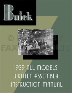1939 Buick Montaje Manual Siglo Limitado Roadmaster Especial Lata Uso 1938 - Imagen 1 de 2