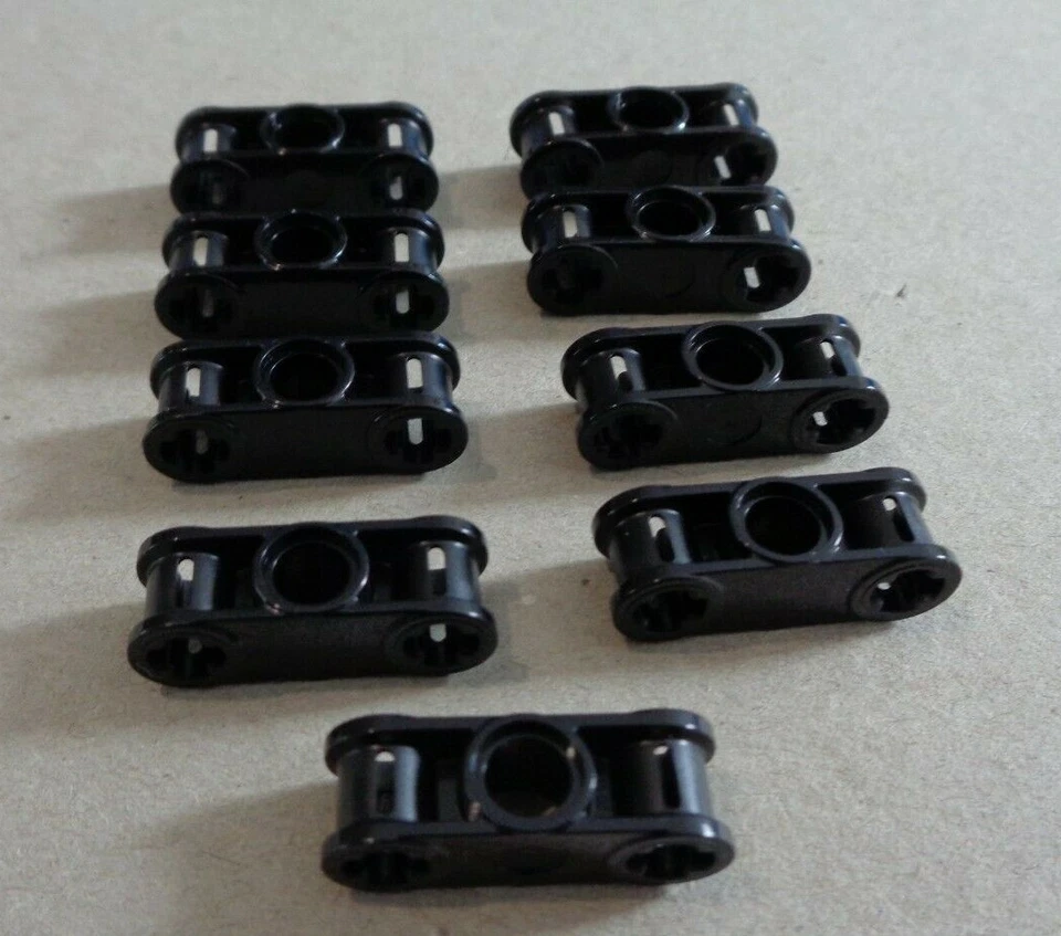 LEGO TECHNIC 32184 42142 Double Cross Block with Two Axle Black x9 ** - Image 1 of 1