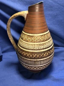 Vintage DUMLER BREIDEN Pottery Vase  / Jug MID CENTURY MODERN Germany 335 21 - Picture 1 of 7