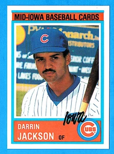 Darrin Jackson 1987 Iowa Cubs # 25 (nrmt) Chicago Cubs - Picture 1 of 2