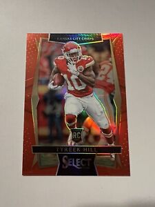 2016 Panini Select Red Prizm #65 Tyreek Hill Chiefs RC Rookie /99 Dolphins