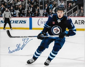 Signed Elias Salomonsson Winnipeg Jets Autographed 8x10 Photo #1 Original - Picture 1 of 2