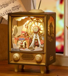 [Robotime] 3D Wooden Puzzle Amusementpark Music Box Model Kits DIY 174 pcs - Picture 1 of 6