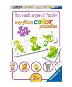 Rompecabezas infantil Ravensburger my first color Puzzle Mis queridos animales niños a partir de 2 años - Imagen 1 de 4