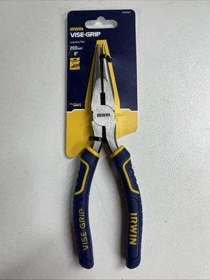 Irwin Vise-Grip 10505504 Long Nose Pliers 8″ / 200mm Free Postage - Image 1 of 3