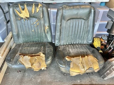 Mercury Cougar Xr7 1967 1968 asientos con canastilla delanteros izquierdo derecho conductor pasajero Foto 1 de 4