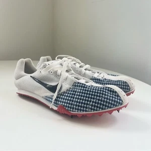 Nike Zoom Jana Star Damen-Trainingsschuhe Turnschuhe Größe 9 weiß blau rot Spikes '08 - Bild 1 von 14